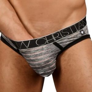 Andrew Christian Almost Naked Sheer Stripe Brief